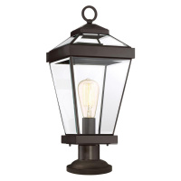 Elstead Quoizel QZ-RAVINE3-M - Venkovní lampa RAVINE 1xE27/60W/230V IP44 hnědá