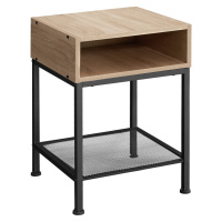 tectake 404360 noční stolek harlow 40,5x40,5x59cm - Industrial světlé dřevo, dub Sonoma - Indust
