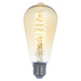 LUUMR LUUMR Smart LED, sada 2 kusů, E27, ST64, 4,9W, jantarová, čirá, Tuya