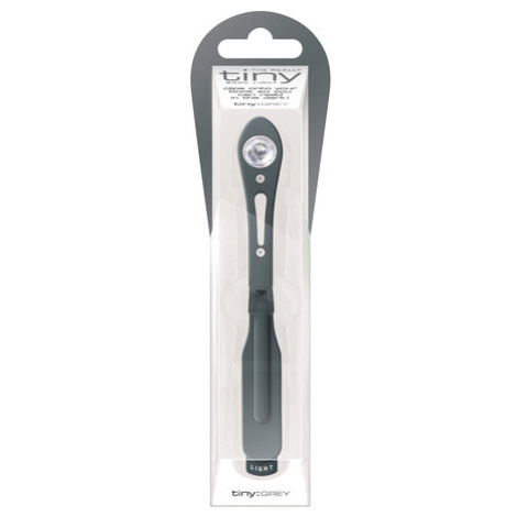 Lampička do knížky s LED úzká - šedá EPEE Czech