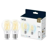 WiZ SET 2x LED žárovka E27 A60 Filmant 7W (60W) 806lm 2700-6500K IP20, stmívatelné