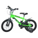 ACRA Dětské kolo Dino Bikes 414U zelené chlapecké 14&quot; balanční kolečka