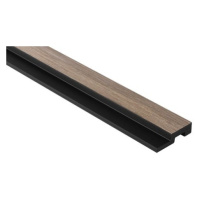 Obkladová lamela pravé ukončení Fineza Slat Medium Grey oak 270X2,3 cm SLAT02GOR