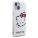 Hello Kitty IML Head Logo Kryt iPhone 15 bílý