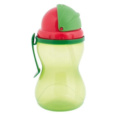 Canpol babies Sportovní láhev se slámkou new zelená 370 ml