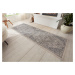 Hanse Home Collection koberce Běhoun Terrain 105605 Orken Cream Grey - 80x200 cm