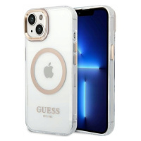 Guess GUHMP14MHTRMD iPhone 14 Plus 6,7 zlatá/gold hard case Metal Outline