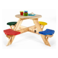 Plum dřevěný piknikový stůl se stoličkami