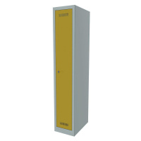 BISLEY Šatní skříň MonoBloc™, šířka oddílu 248 mm, jednopatrová, 1 oddíl, šířka 322 mm, barva ko