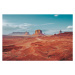 Ilustrace Monument Valley during a sunny day, FilippoBacci, 40 × 26.7 cm