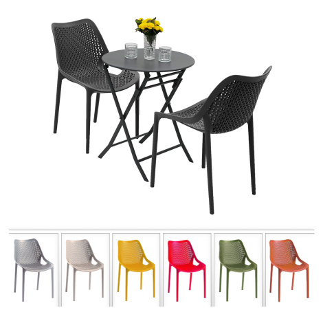 Zahradní sestava DUBLIN/SUNNY 1+2 (různé barvy) červená