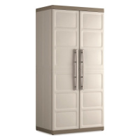 KETER Zahradní skříň EXCELLENCE HIGH XL, 89 x 54 x 181 cm, béžová/hnědá