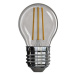 LED žárovka E27 EMOS Filament Mini Globe 4W (40W) teplá bílá (2700K) Z74240