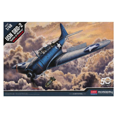 Model Kit letadlo 12335 - USN SBD-2 "Midway" (1:48)