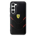 Ferrari FEHCS23SPBAK hard silikonové pouzdro Samsung Galaxy S23 5G black Hot Stamp Lines