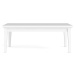 Bílý konferenční stolek 135x75 cm Paris - Tvilum