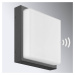 LCD Nástěnné světlo Ernest E27 detektor pohybu grafit
