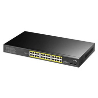 CUDY 24-Port Gigabit PoE+ Switch with 2 SFP ports 300W