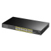 CUDY 24-Port Gigabit PoE+ Switch with 2 SFP ports 300W