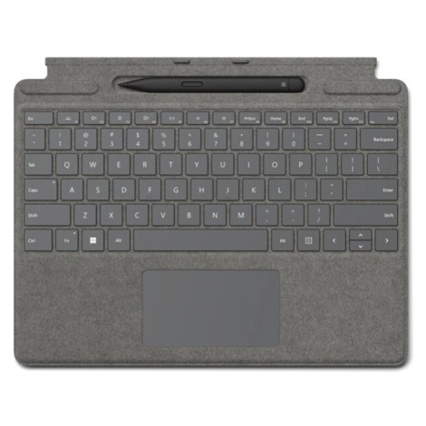 Microsoft Surface Pro Signature Keyboard + Pen 2 bundle Commercial 8X8-00067 Šedá