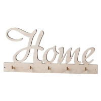 Dřevěný věšák na klíče - Home