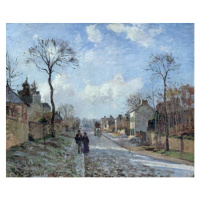 Obrazová reprodukce The Road to Louveciennes, 1872, Camille Pissarro, 40 × 32.8 cm