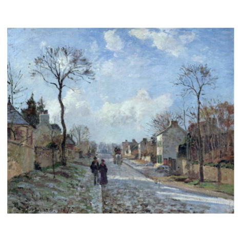 Camille Pissarro - Obrazová reprodukce The Road to Louveciennes, 1872, (40 x 35 cm)