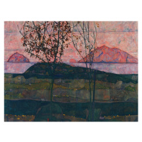 Obrazová reprodukce Setting Sun, Egon Schiele, 40 × 30 cm