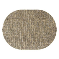 Kusový koberec Alassio zlatohnědá ovál 140 × 200 cm