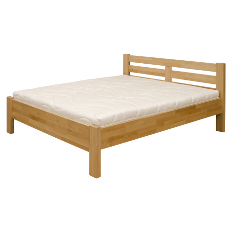 Postel Purtex Mia Rozměr: 160x200 cm, Materiál: Buk, Moření: Tabák