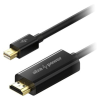 AlzaPower Core MiniDisplayPort na HDMI 4K 3m černý