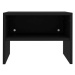 Noční stolek černý 40x30x30 cm dřevotříska
