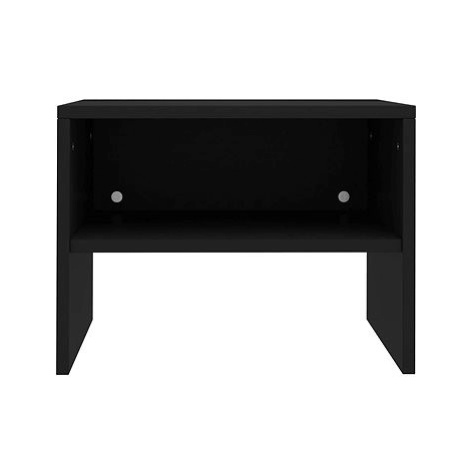 Noční stolek černý 40x30x30 cm dřevotříska SHUMEE
