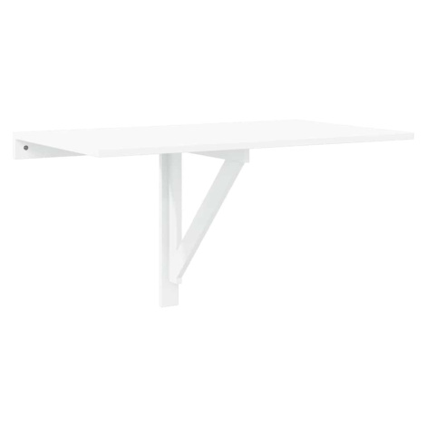 vidaXL Nástěnný sklápěcí stůl lesklý bílý 100x60x56cm kompozitní dřevo