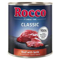 Rocco Classic 6 x 800 g - Hovězí s jehněčím masem