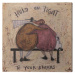 Obraz na plátně Sam Toft - Hold on Tight II, (40 x 40 cm)