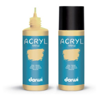 Akrylová barva DARWI ACRYL OPAK 80 ml, metalická zlatá