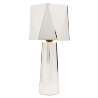 KARE Design Stolní lampa Martha - stříbrná, 38cm