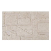 Bavlněný koberec 140 x 200 cm béžový DIYADIN, 305393