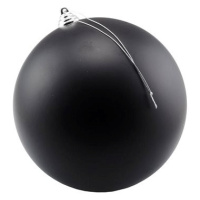 DECOLED Plastová koule, prům. 20 cm, černá, matná
