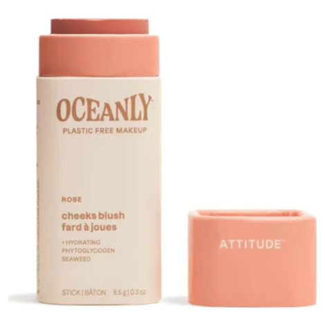 Attitude Tuhá krémová tvářenka Oceanly - Rose 8,5 g