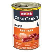 Animonda GranCarno Junior 2 x 12 ks (24 x 400 g) - hovězí a kuřecí