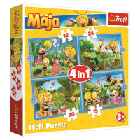 Puzzle Včelka Mája: Dobrodružství 4v1