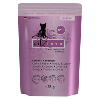 Catz finefood Pouch výhodné balení 16 x 85 g - Jehněčí & králík