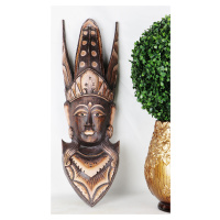 Dřevěná dekorace africký král - Ubu