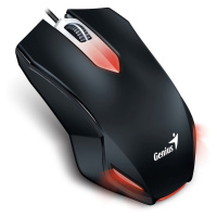 GENIUS myš X-G200 gaming/ drátová/ 1000 dpi/ USB/ černá