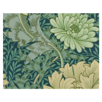 Obrazová reprodukce Wallpaper Sample with Chrysanthemum, 1877, Morris, William, 40 × 30 cm