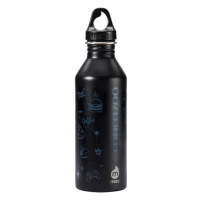 COOCAZOO - Fľaša na pitie z nerez ocele 0,75 l, čierna/modrá