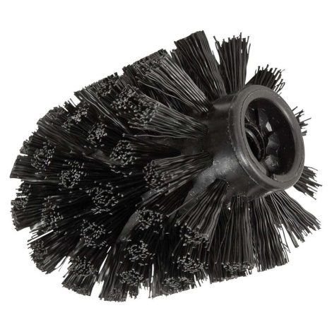 Černá náhradní hlavice pro WC kartáč Wenko, ø 7,5 cm