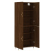 vidaXL Skříň highboard hnědý dub 69,5 x 34 x 180 cm kompozitní dřevo